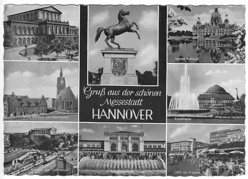 AK, Hannover, acht Abb., 1965