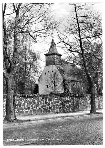 AK, Berlin Dahlem, St. Annen-Kirche (Dorfkirche), um 1968