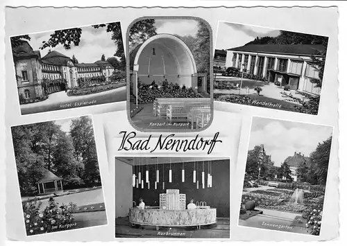 AK, Bad Nenndorf, sechs Abb., gestaltet, 1966