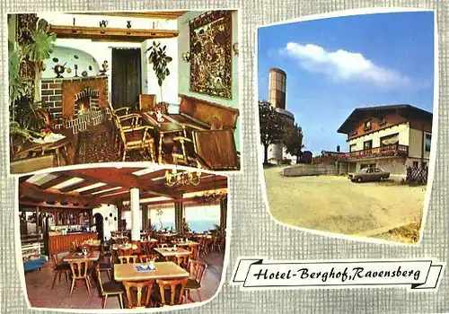 AK, Bad Sachsa, Hotel - Berghof "Ravensberg", 3 Abb.