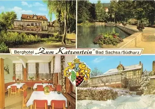AK, Bad Sachsa, Berghotel "Zum Katzenstein", ca. 1971