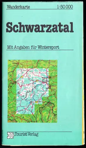 Wanderkarte, Schwarzatal, 1985