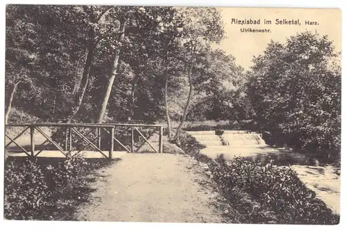 AK, Alexisbad Harz, Selketal, Ulrikenwehr, um 1916