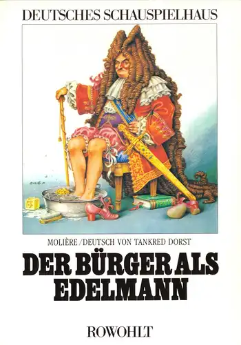 Programmbuch d. Deutschen Schauspielhauses Hamburg, Der Bürger als Edelmann 1986