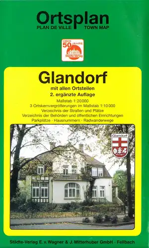 Ortsplan, Glandorf mit allen Ortsteilen, 2. Aufl., um 2003
