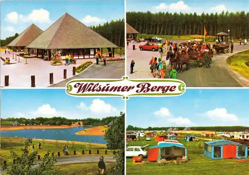 AK, Wilsum Grafschaft Bentheim, Erholungsgebiet "Wilsumer Berge", 4 Abb., 1973