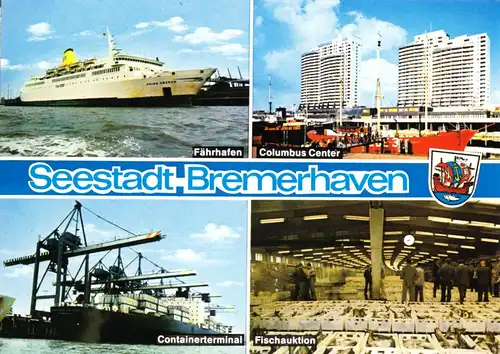 AK, Seestadt Bremerhaven, vier Abb., 1979