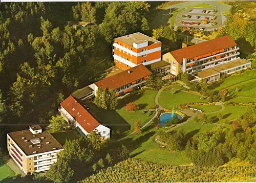 AK, Sundern - Hachen, Sauerlandklinik, Luftbildansicht, 1984