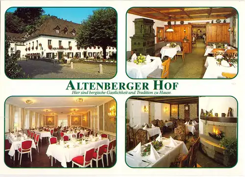 AK, Odenthal-Altenberg, Hotel "Altenberger Hof", vier Abb., 1995