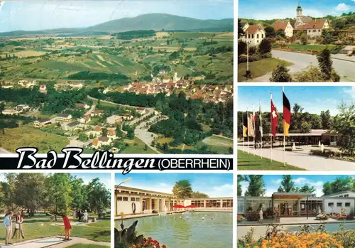 AK, Bad Bellingen Oberrhein, sechs Abb., 1972