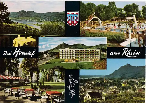 AK, Bad Honnef am Rhein, fünf Abb., gestaltet, um 1975