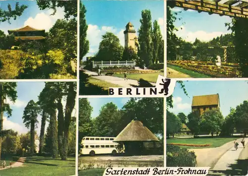 AK, Berlin Frohnau, sechs Abb., um 1968