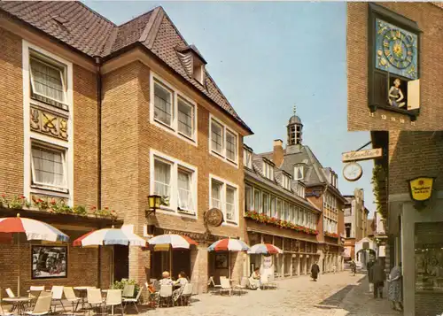 AK, Düsseldorf, Schneider-Wibbel-Gasse, um 1960