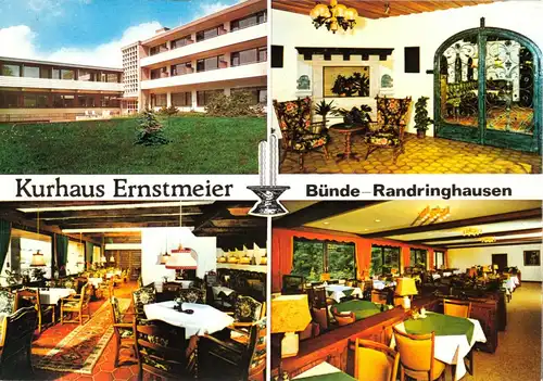 AK, Bünde - Radringhausen, Kurhaus Ernstmeier, vier Abb., um 1995
