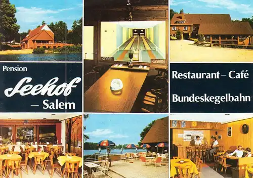 tour. Prospekt, Salem, Pension Seehof, um 1980