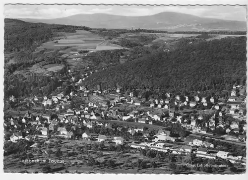 AK, Lorsbach Ts., Luftbildansicht, um 1972