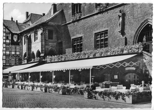 AK, Göttingen, Ratskeller, Terrasse, 1960