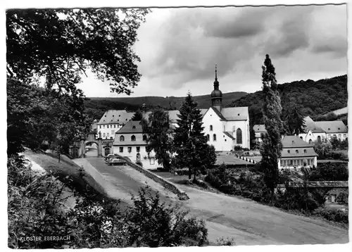 AK, Kloster Eberbach im Rheingau, Weinhaus Ross "Pfortenhaus", um 1962