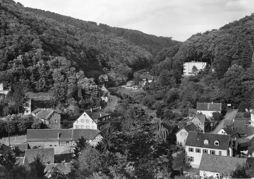 AK, Bensheim-Auerbach a.d. Bergstr., Christl. Erholungsheim "Waldruhe", um 1966