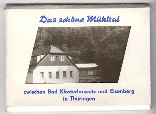 Mäppchen mit 10 kleinen Fotos, Das schöne Mühltal, 1978, Format: 9 x 5,7 cm