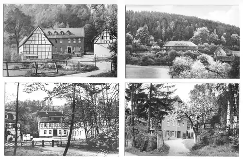 Mäppchen mit 10 kleinen Fotos, Das schöne Mühltal, 1978, Format: 9 x 5,7 cm