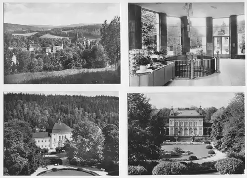 Mäppchen mit 10 kleinen Fotos, Staatsbad Bad Elser, 1970, Format: 8,7 x 6 cm