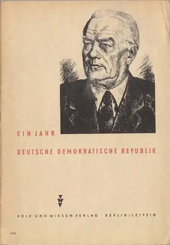 Ein Jahr Deutsche Demokratische Republik, 1950