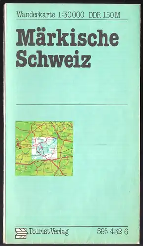 Wanderkarte, Märkische Schweiz, 1982/83