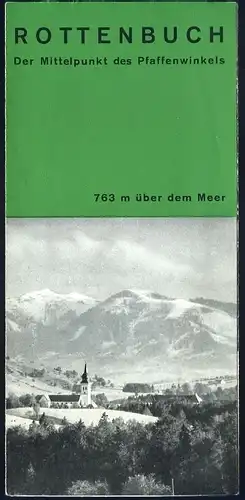 Prospekt, Rottenbuch, Bayern, ca. 1979