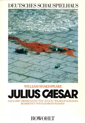 Programmbuch d. Deutschen Schauspielhauses Hamburg, Julius Caesar, 1986