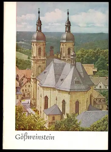 tour. Broschüre, Wallfahrtskirche Gößweinstein, 1974