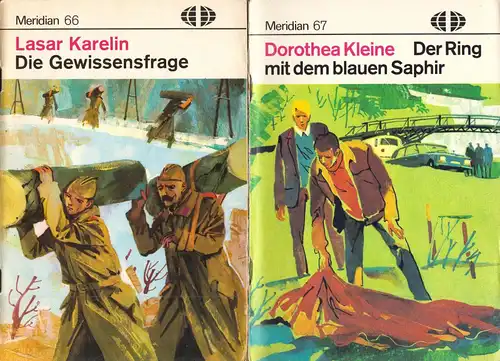Reihe Meridian, Heft 51, 54, 55, 57, 64, 65, 66, 67, Titel siehe Abb.
