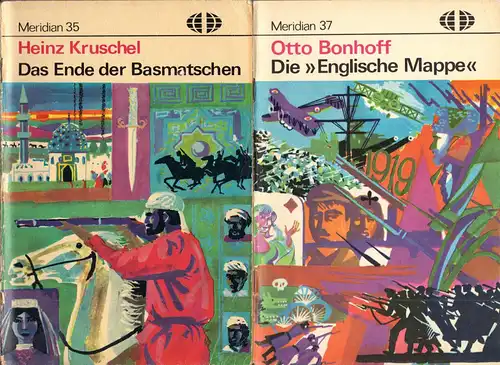 Reihe Meridian, Heft 35, 37, 38, 39, 40, 41, 43, 45, 48, 50, Titel siehe Abb.