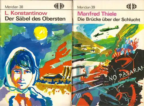 Reihe Meridian, Heft 35, 37, 38, 39, 40, 41, 43, 45, 48, 50, Titel siehe Abb.