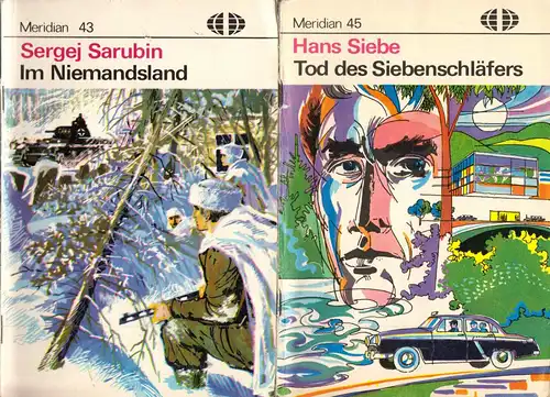 Reihe Meridian, Heft 35, 37, 38, 39, 40, 41, 43, 45, 48, 50, Titel siehe Abb.