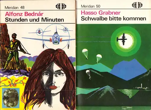 Reihe Meridian, Heft 35, 37, 38, 39, 40, 41, 43, 45, 48, 50, Titel siehe Abb.