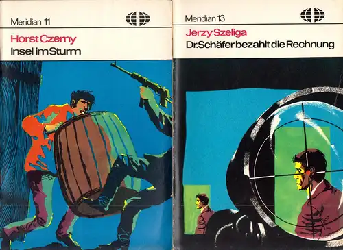 Reihe Meridian, Heft 5, 6, 7, 8, 9, 10, 11, 13, 16, 20, Titel siehe Abb.