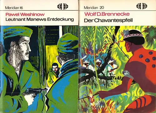 Reihe Meridian, Heft 5, 6, 7, 8, 9, 10, 11, 13, 16, 20, Titel siehe Abb.