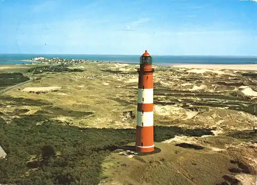 AK, Insel Amrum, Leuchtfeuer mit Wittdün, 1974