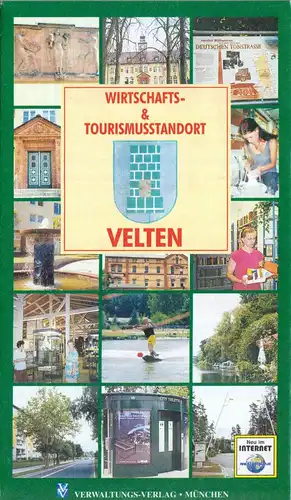 Stadtplan, Wirtschafts- und Tourismusstandort Velten, 2001