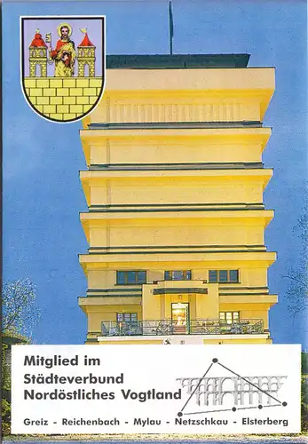 Stadtplan, Reichenbach Vogtl., um 2002