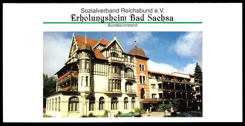 Prospekt, Bad Sachsa, Erholungsheim, Sozialverband Reichsbund e.V., um 1978