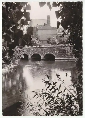 AK, Erfurt, An der Neuen Brücke, 1961