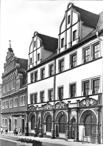 AK, Weimar, Das Cranachhaus und das Stadthaus, 1976