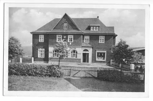 AK, Saalfeld, OT Schmiedefeld, Gasthaus zur Barbe, um 1950