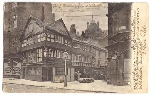 AK, Manchester, The Shambles, 1907