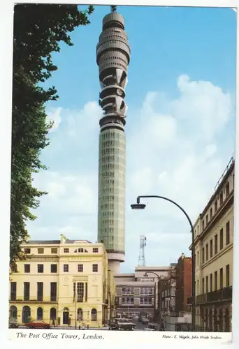 AK, London, The Post Office Tower, um 1970