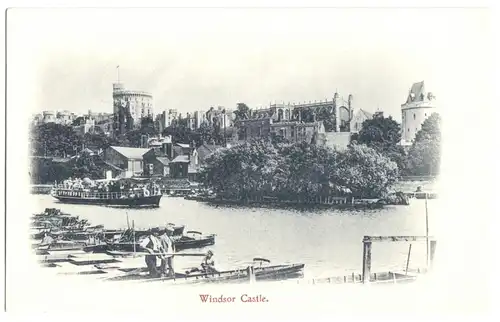 AK, Windsor, Blick zum Windsor Castle, um 1900