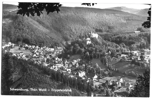 AK, Schwarzburg Thür. Wald, Trippsteinblick, 1973