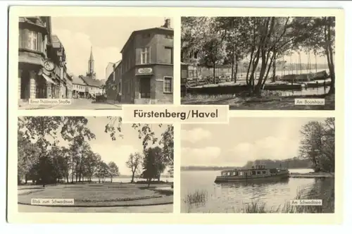 AK, Fürstenberg Havel, vier Abb., 1960